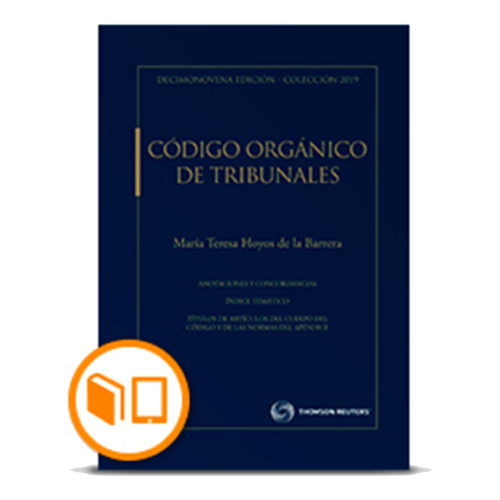CÓDIGO ORGÁNICO DE TRIBUNALES 2019