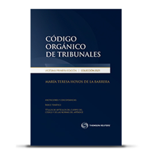 CÓDIGO ORGÁNICO DE TRIBUNALES 2021