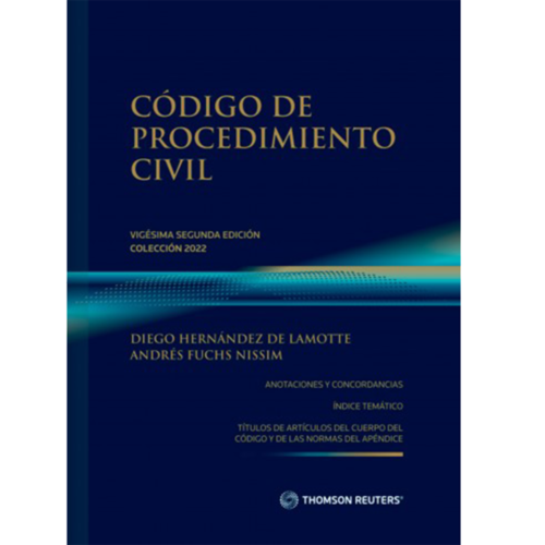 CÓDIGO DE PROCEDIMIENTO CIVIL TR 2022