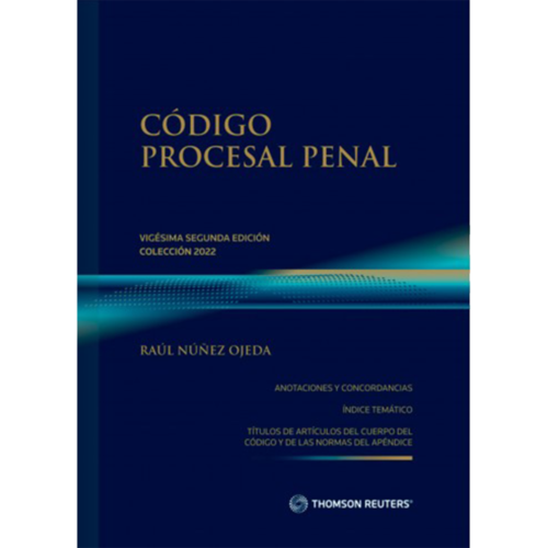 CÓDIGO PROCESAL PENAL TR 2022