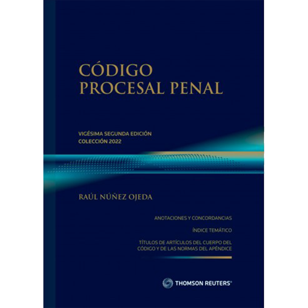 CÓDIGO PROCESAL PENAL TR 2022
