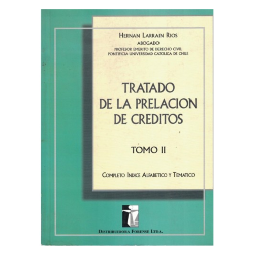 Tratado de la Prelación de Créditos (2 Vols.)
