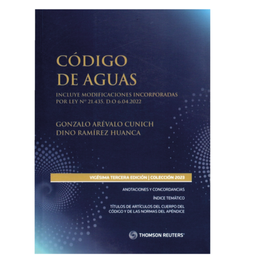 CÓDIGO DE AGUAS 2023 THOMSON REUTERS