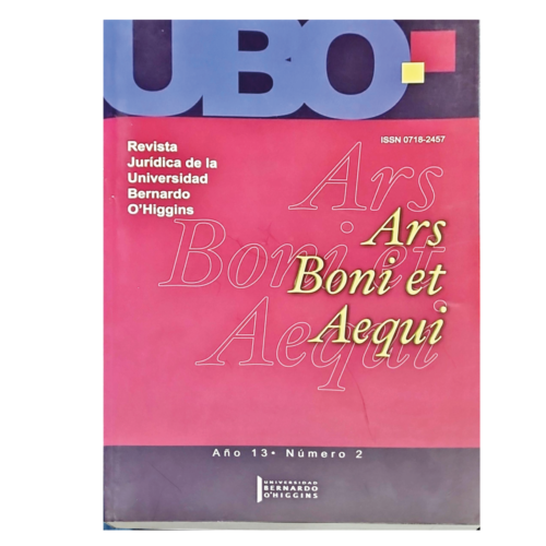Ars Boni et Aequi - Revista Jurídica de la Universidad Bernardo O’Higgins VOL. 13, NÚM. 2 (2017)
