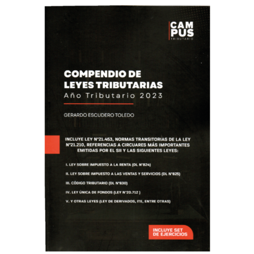 COMPENDIO DE LEYES TRIBUTARIAS AÑO TRIBUTARIO 2023