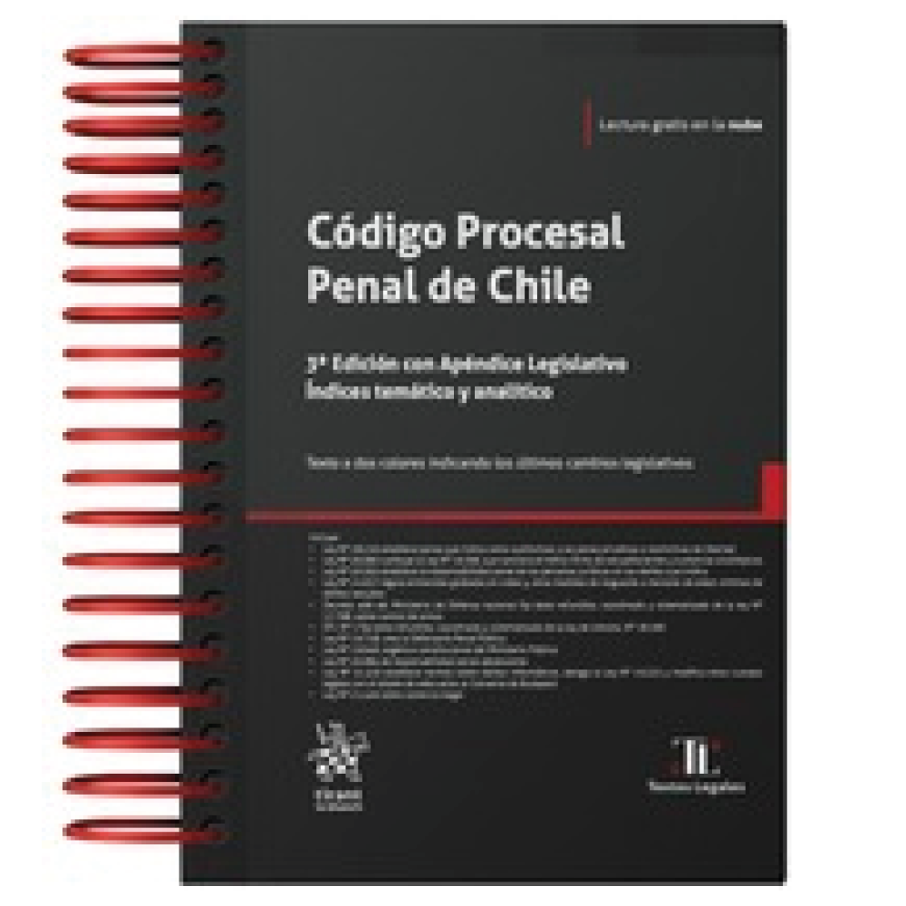 CÓDIGO PROCESAL PENAL DE CHILE 2023 Tirant lo Blanch