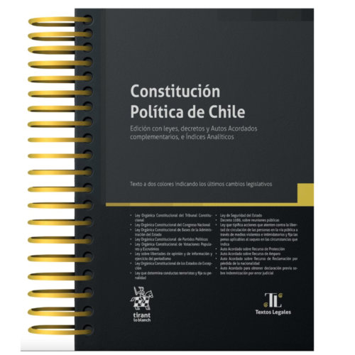 CONSTITUCIÓN POLÍTICA DE CHILE 2023 Tirant lo Blanch