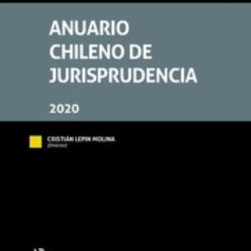 Anuario Chileno de Jurisprudencia 2020- Editorial Tirant Lo Blanch
