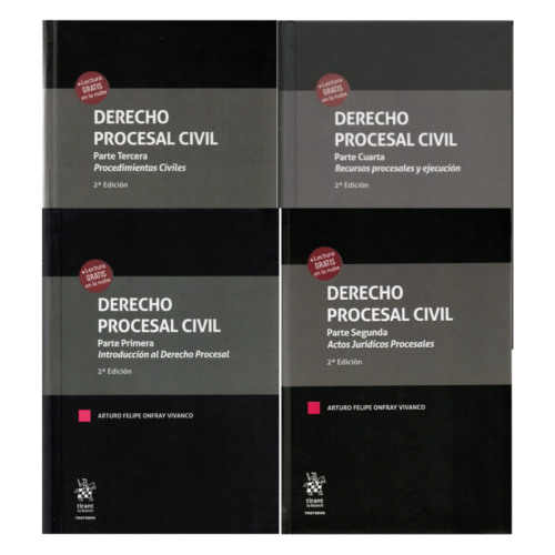 Derecho Procesal Civil - Obra Completa 4 Tomos