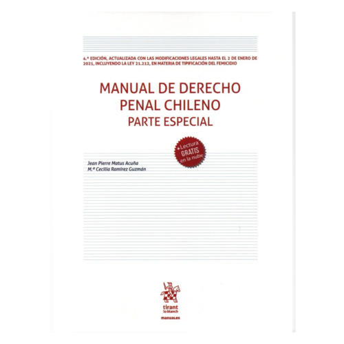 MANUAL DE DERECHO PENAL CHILENO - PARTE ESPECIAL (4TA EDICIÓN)