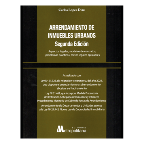 ARRENDAMIENTO DE INMUEBLES URBANOS - segunda edición