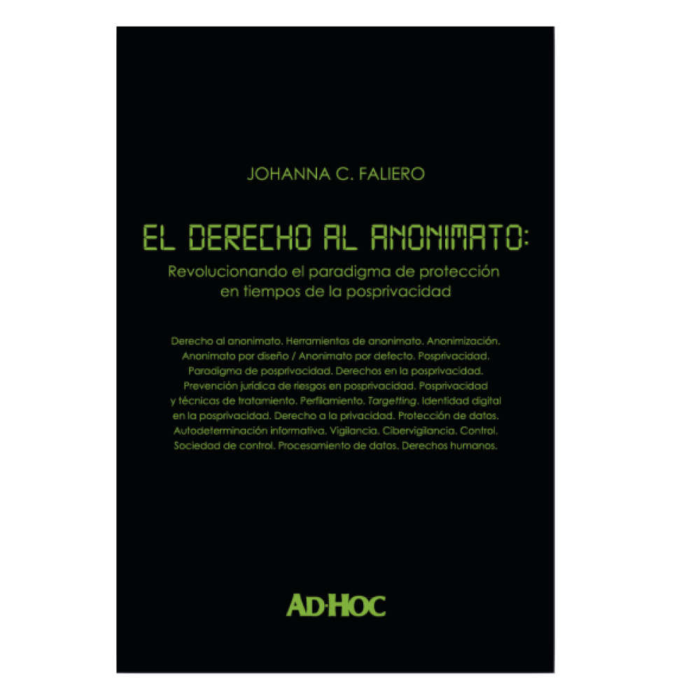 EL DERECHO AL ANONIMATO