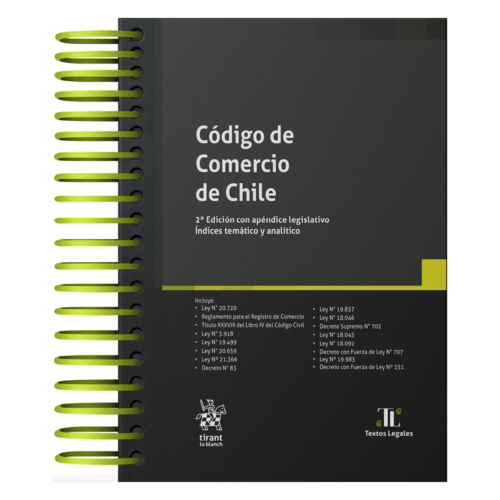 CÓDIGO DE COMERCIO DE CHILE 2023 Tirant lo Blanch
