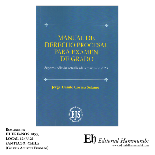 MANUAL DE DERECHO PROCESAL PARA EXAMEN DE GRADO 7ma Edición
