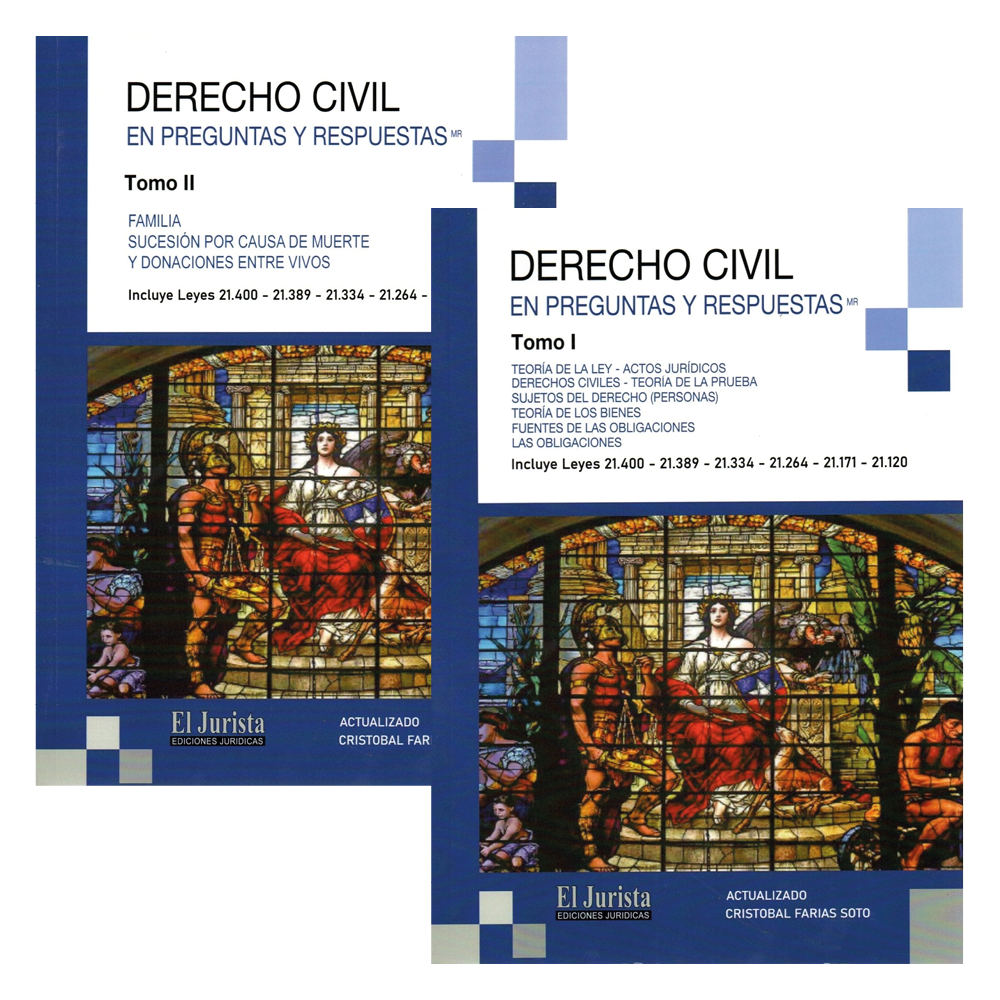 DERECHO CIVIL EN PREGUNTAS Y RESPUESTAS - 2 TOMOS
