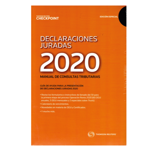DECLARACIONES JURADAS 2020 - Manual de Consultas Tributarias.