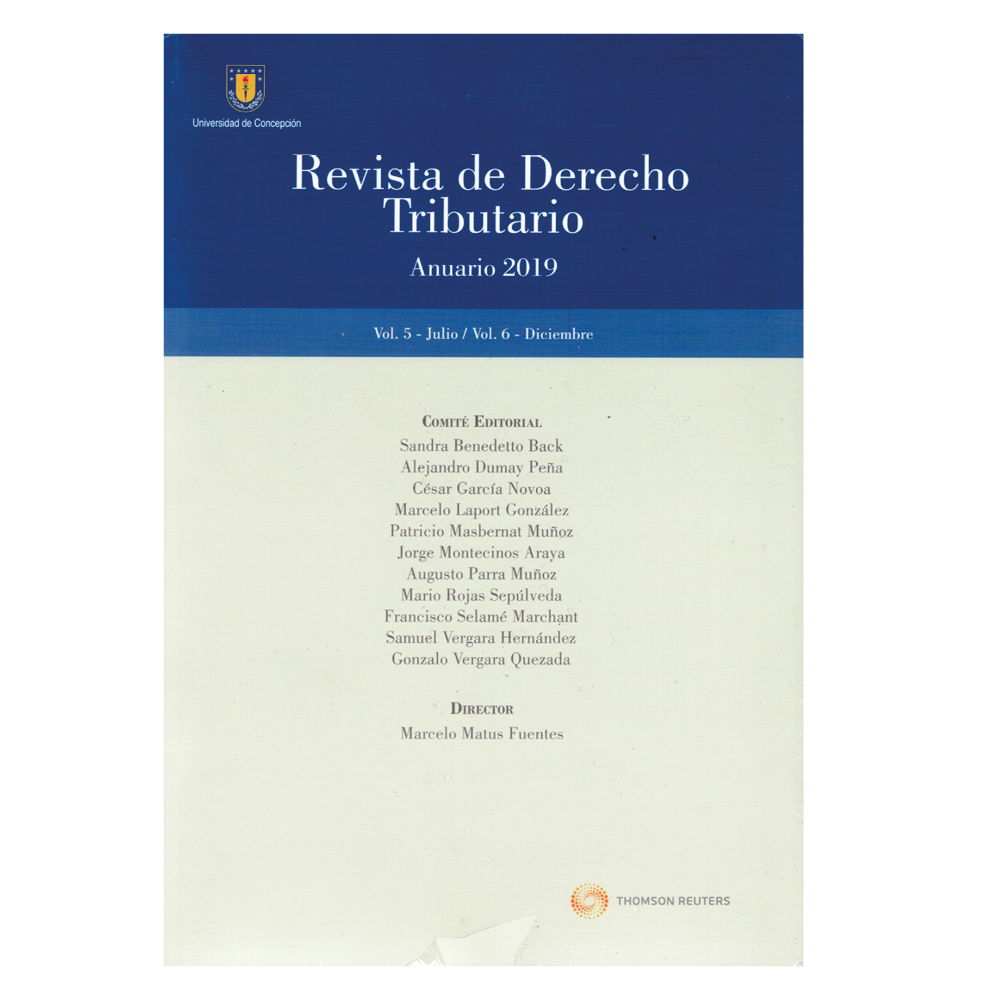 REVISTA DE DERECHO TRIBUTARIO - ANUARIO 2019