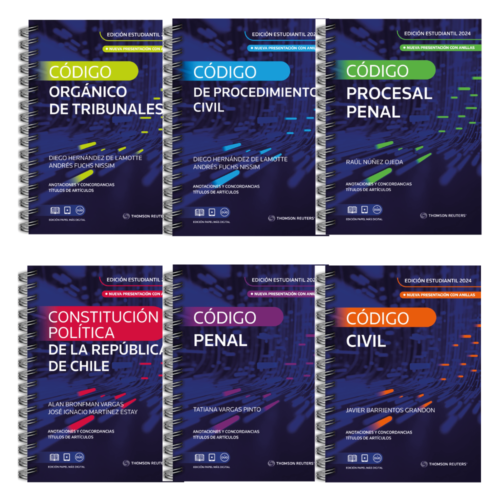 COLECCIÓN 6 CÓDIGOS 2024 THOMSON REUTERS - Estudiantiles