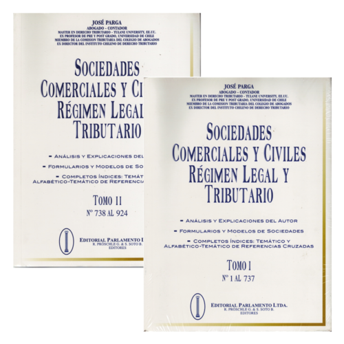 Sociedades Comerciales y Civiles. Régimen Legal y Tributario