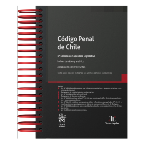 CÓDIGO PENAL DE CHILE 2024 -  Tirant lo Blanch