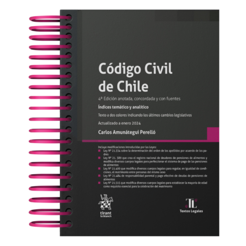 CÓDIGO CIVIL DE CHILE 2024- Tirant lo Blanch