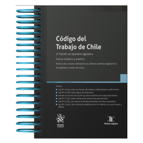 CÓDIGO DEL TRABAJO DE CHILE 2024 Tirant lo Blanch