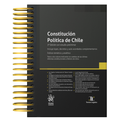 CONSTITUCIÓN POLÍTICA DE CHILE 2024 - Tirant lo Blanch