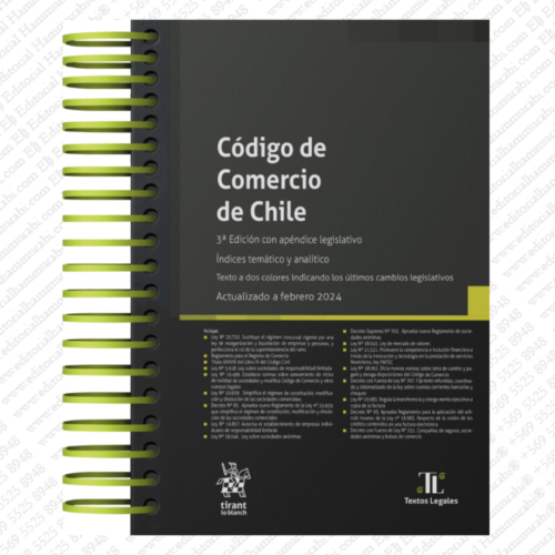 CÓDIGO DE COMERCIO DE CHILE 2024 Tirant lo Blanch