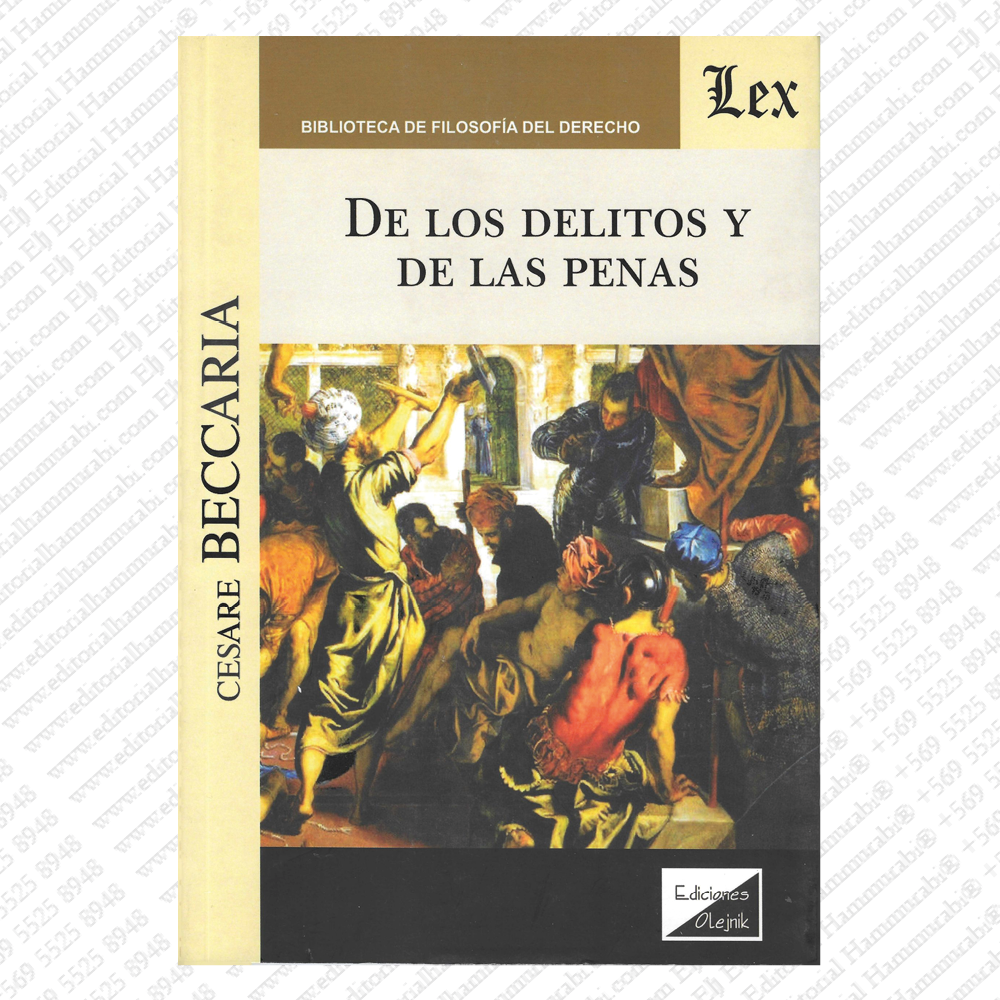 DE LOS DELITOS Y DE LAS PENAS