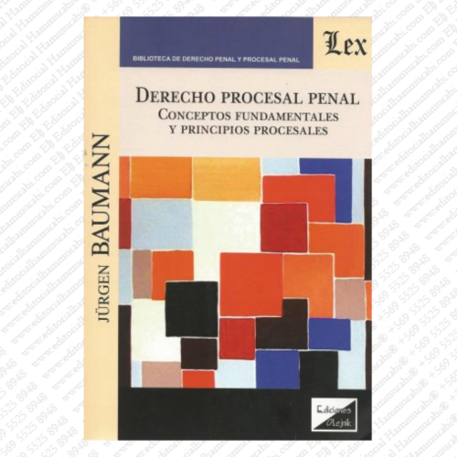 DERECHO PROCESAL PENAL. CONCEPTOS FUNDAMENTALES Y PRINCIPIOS PROCESALES