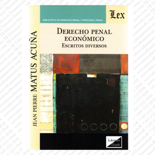 DERECHO PENAL ECONÓMICO - ESCRITOS DIVERSOS