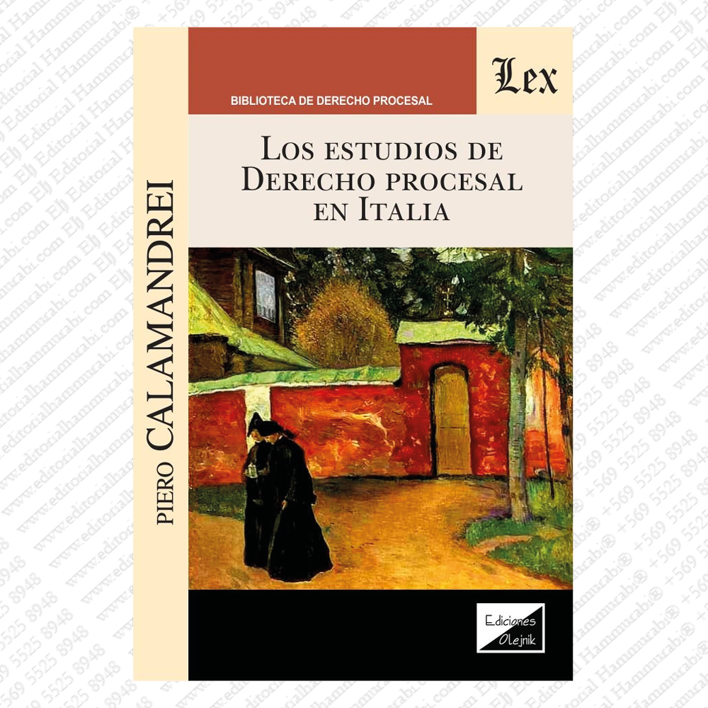 LOS ESTUDIOS DE DERECHO PROCESAL EN ITALIA