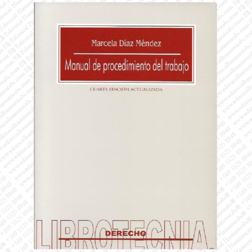 MANUAL DE PROCEDIMIENTO DEL TRABAJO-cuarta edición actualizada