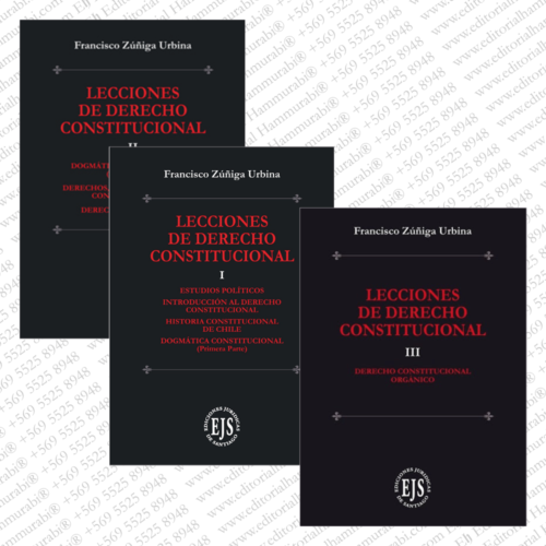 LECCIONES DE DERECHO CONSTITUCIONAL - Francisco Zúñiga Urbina 3 tomos