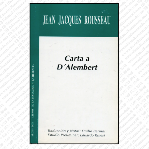 CARTAS A D'ALEMBERT