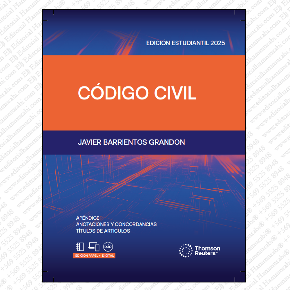 CÓDIGO CIVIL 2025- EDICIÓN ESTUDIANTIL- THOMSON REUTERS (anillado)