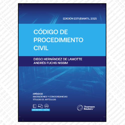 CÓDIGO DE PROCEDIMIENTO CIVIL 2025 - EDICIÓN ESTUDIANTIL- THOMSON REUTERS (anillado)