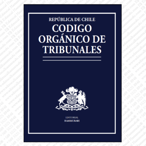 CODIGO ORGÁNICO DE TRIBUNALES 2025 edición estudiante
