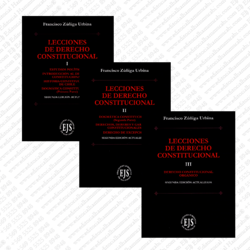 LECCIONES DE DERECHO CONSTITUCIONAL  III tomos - segunda edición