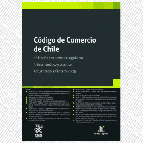 CÓDIGO DE COMERCIO DE CHILE Tirant lo Blanch 2025 – Tirant lo Blanch edición pocket