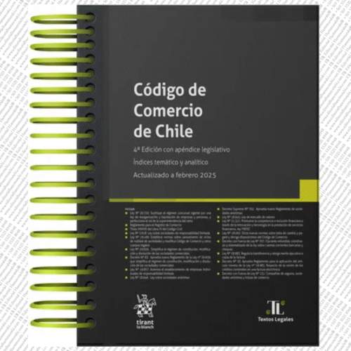 CÓDIGO DE COMERCIO DE CHILE Tirant lo Blanch 2025 – Tirant lo Blanch edición anillada