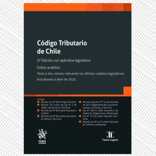 CÓDIGO TRIBUTARIO DE CHILE 2025 – Tirant lo Blanch edición pocket